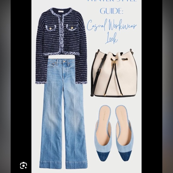 J.Crew Cropped Lady Jacket in Marled Yarn - Picture 3 of 8